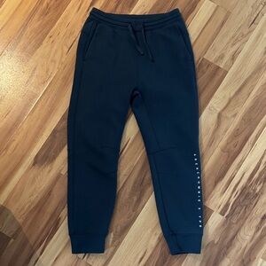 abercrombie kids navy blue jogger pants